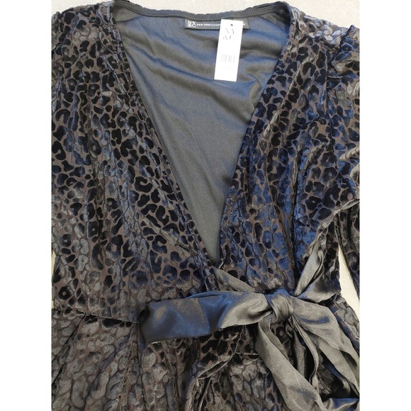 Womens N&C Black Size Small Wrap Top - Picture 3 of 5